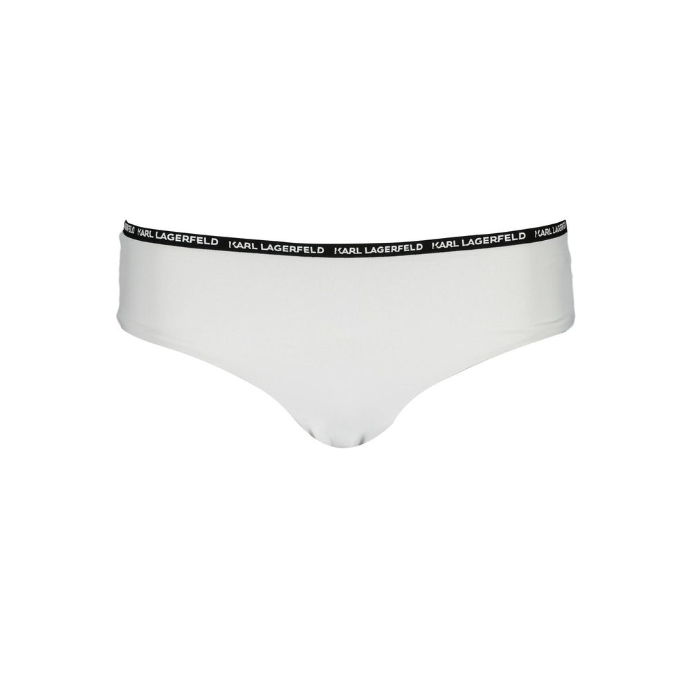 Karl Lagerfeld White Elastane Swimwear for Women - Stylish Comfort