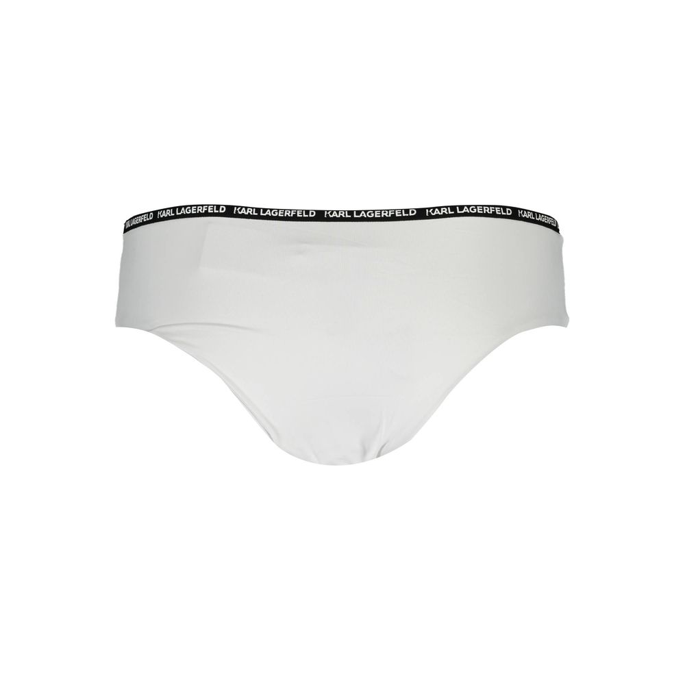 Karl Lagerfeld White Elastane Swimwear for Women - Stylish Comfort