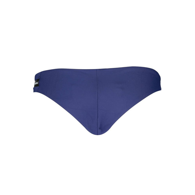 Karl Lagerfeld Blue Elastane Swim Briefs for Women