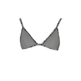 Karl Lagerfeld Black Elastane Triangle Swimsuit