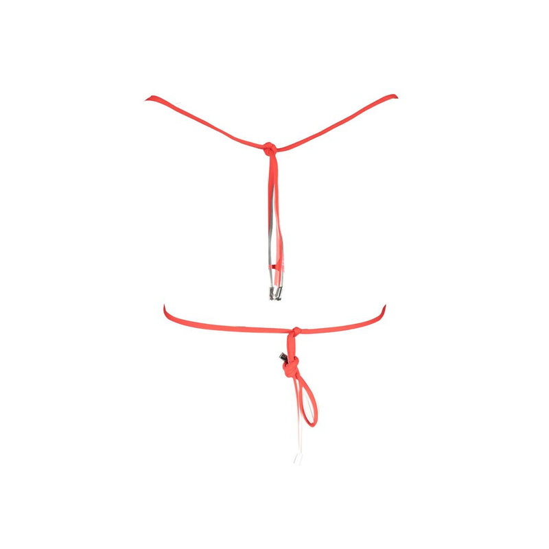Maillot de bain triangle rouge en élasthanne Karl Lagerfeld
