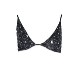 Karl Lagerfeld Black Elastane Triangle Swimsuit - Chic & Comfortable