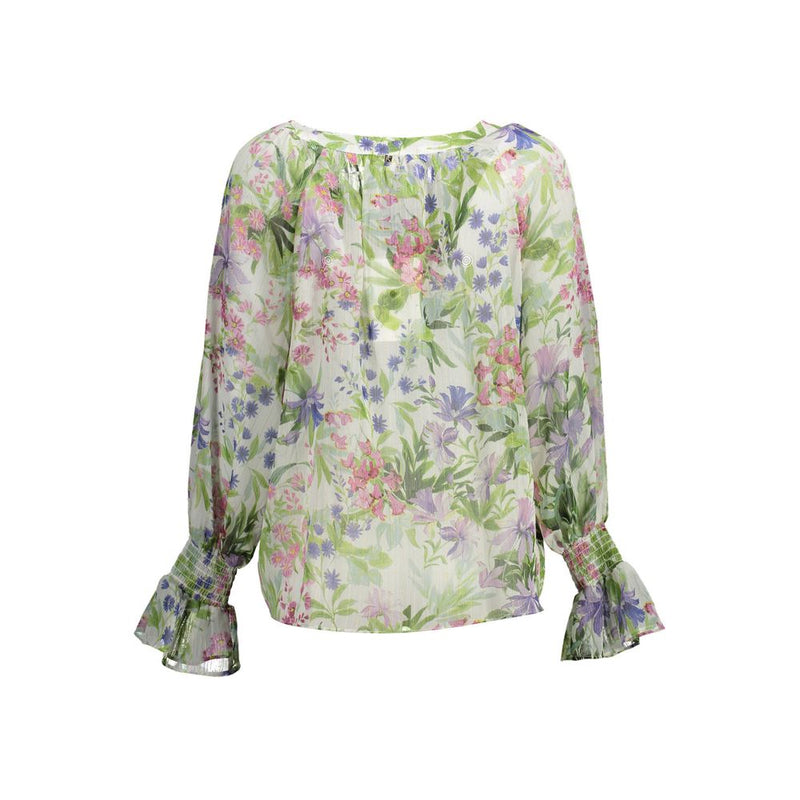 Kocca Green Polyester Shirt - Élégant Haut à Manches Longues Femme