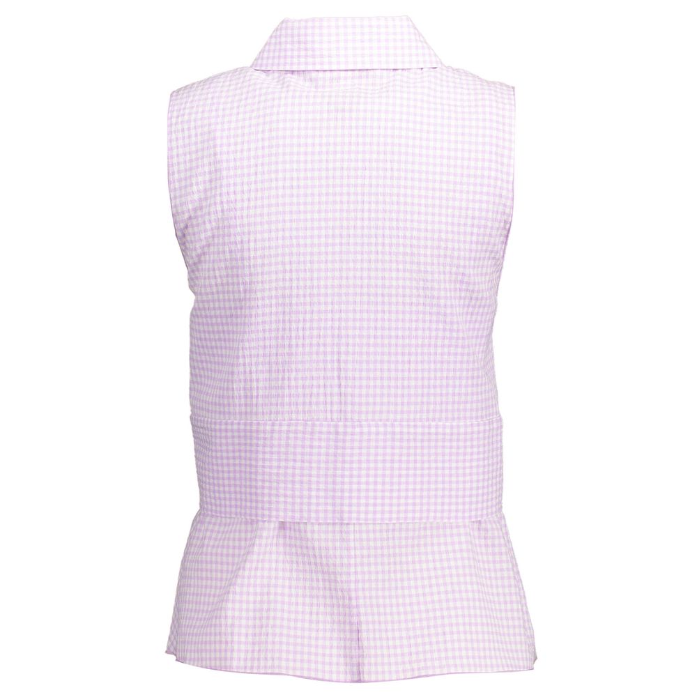 Kocca Pink Cotton Shirt - Élégante Chemise Sans Manches