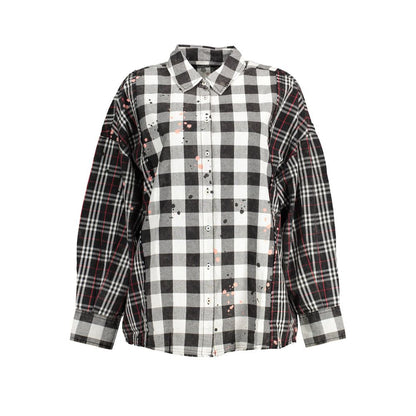 Chemise en coton noire Desigual