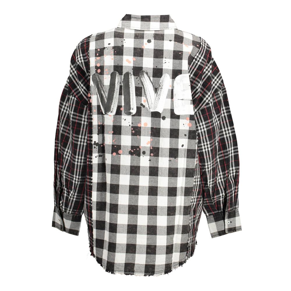 Chemise en coton noire Desigual