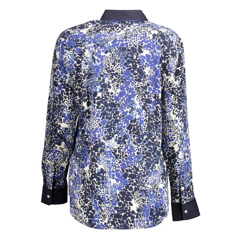 Gant Blue Lyocell Shirt - Élégance et Confort au Quotidien