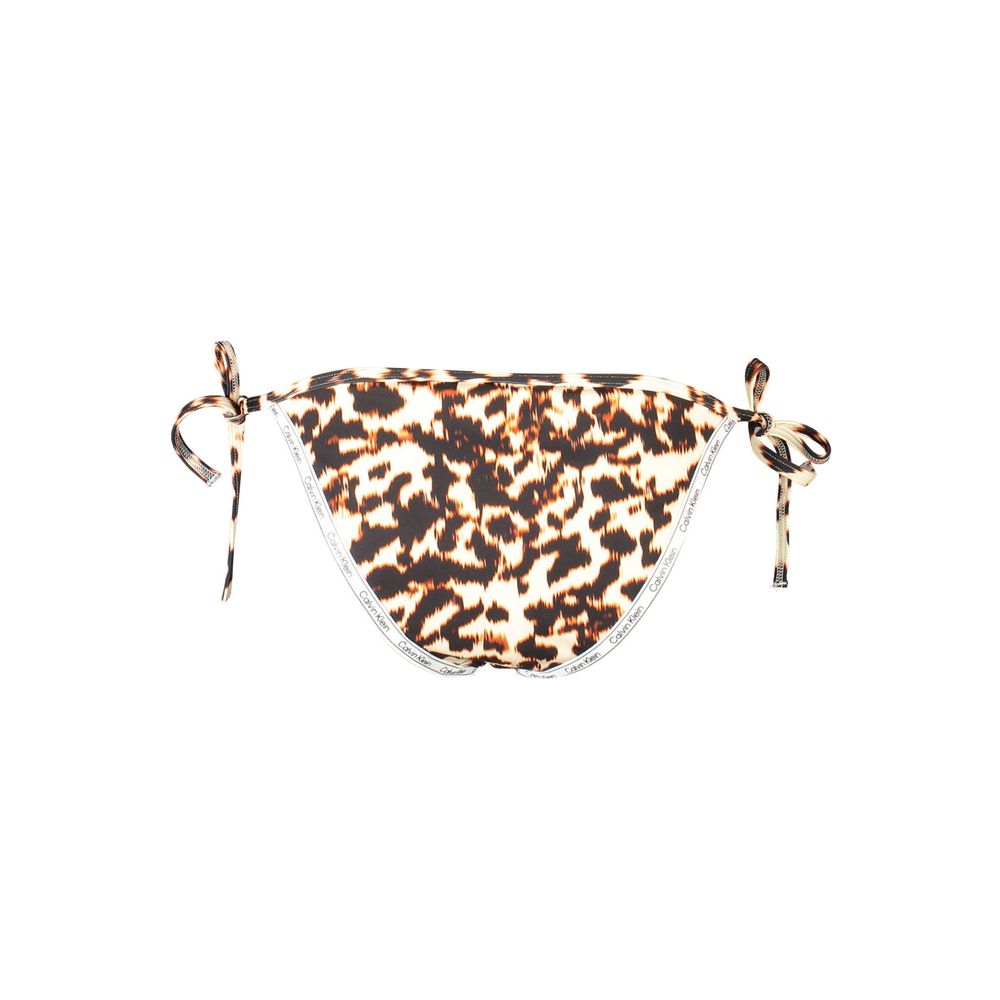 Calvin Klein Beige Polyester Swim Briefs for Women