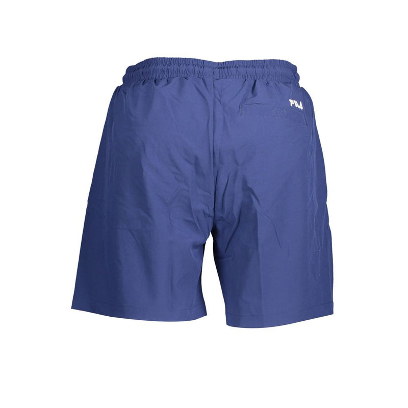 Fila blauwe zwemkleding van polyester