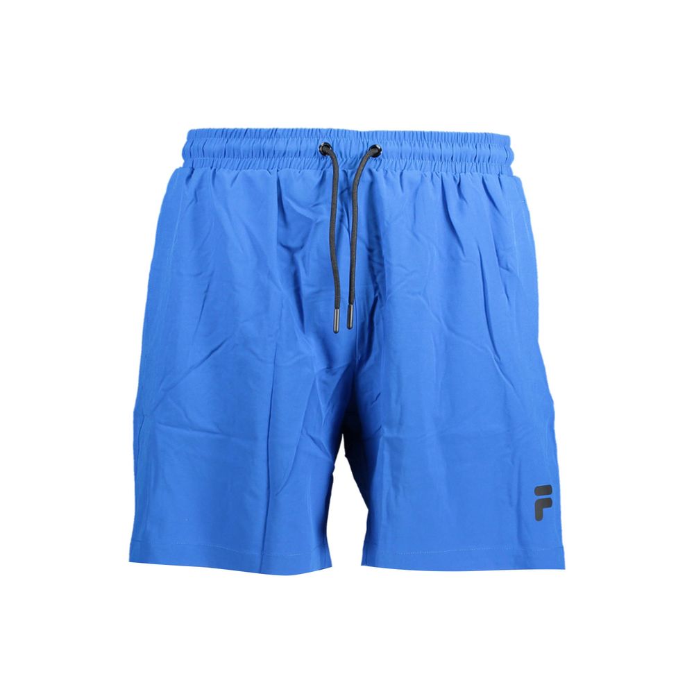 Fila Blue Polyester Swimwear - Men's Beach Boxers
