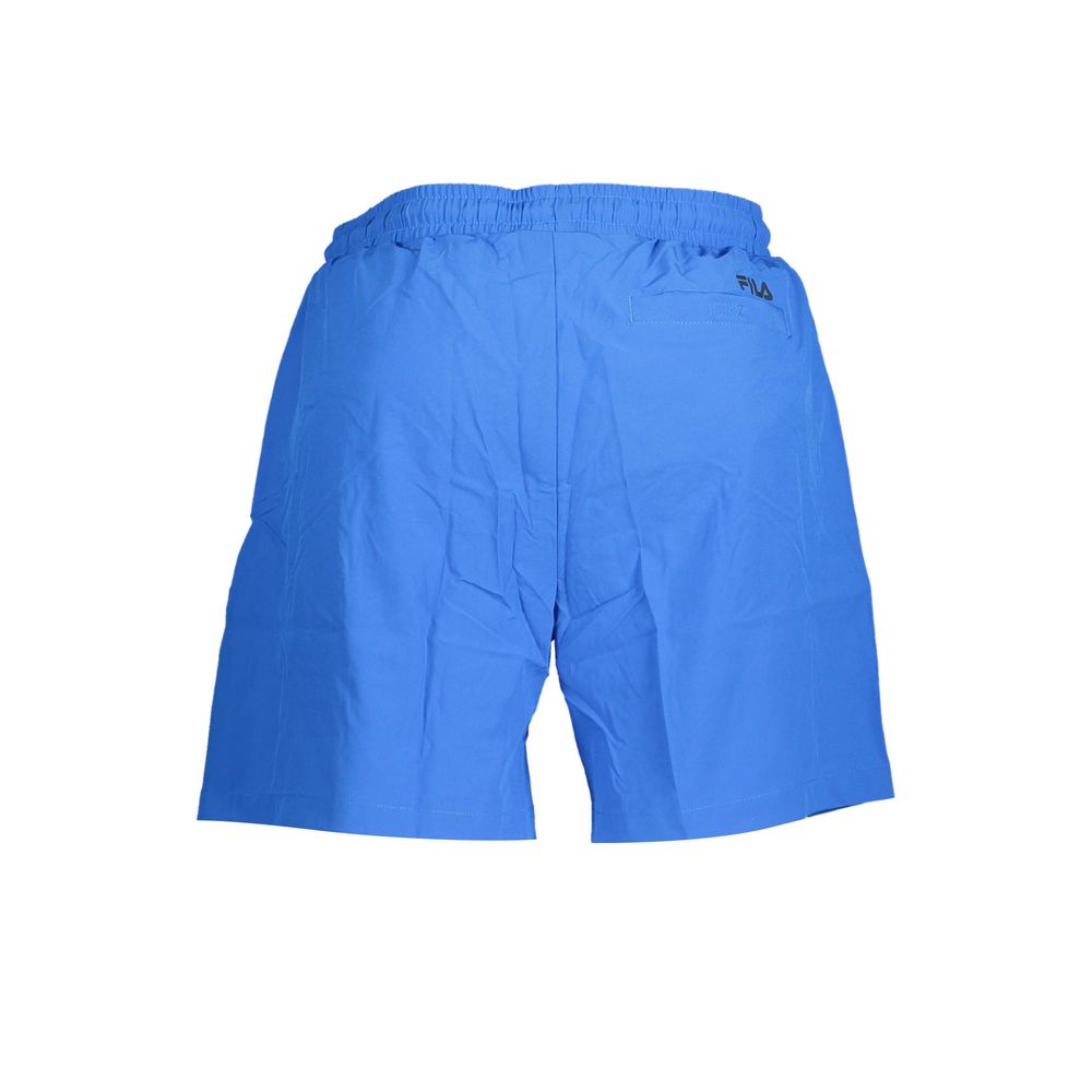 Fila Blue Polyester Swimwear - Men's Beach Boxers