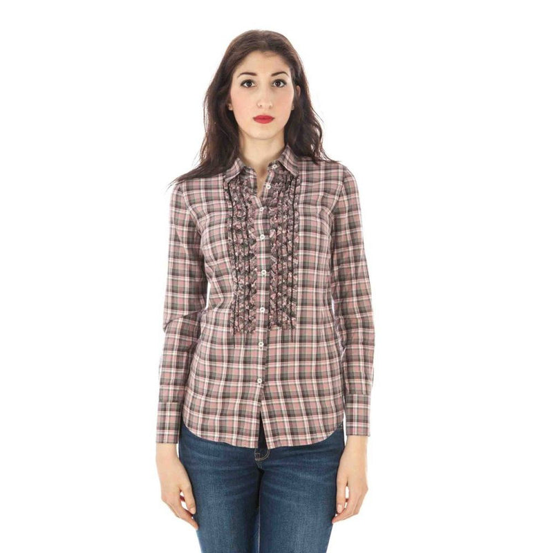 Chemise en Coton Rose Fred Perry - Design Élégant à Manches Longues