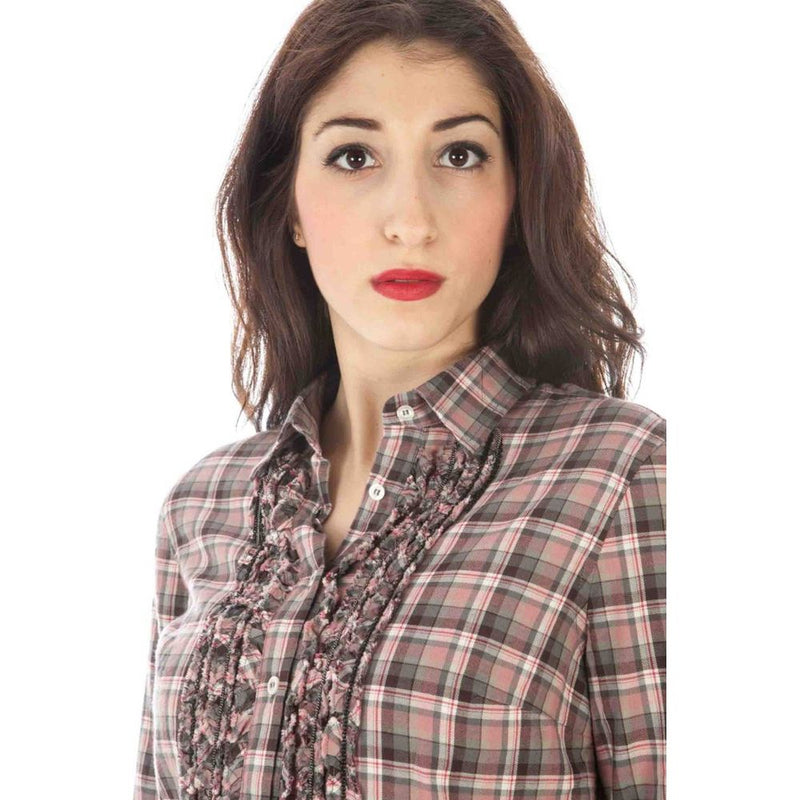 Chemise en Coton Rose Fred Perry - Design Élégant à Manches Longues
