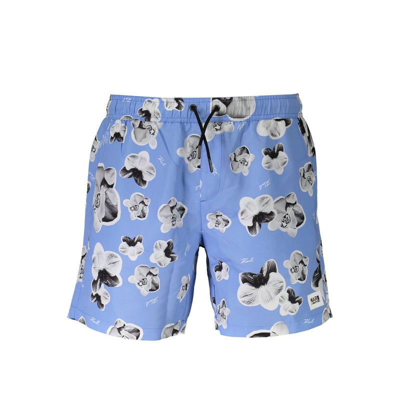 Karl Lagerfeld Blue Polyester Swimwear - Stylish & Functional