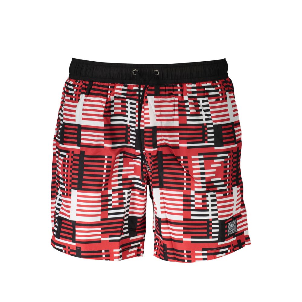 Maillot de bain rouge en polyester de Karl Lagerfeld