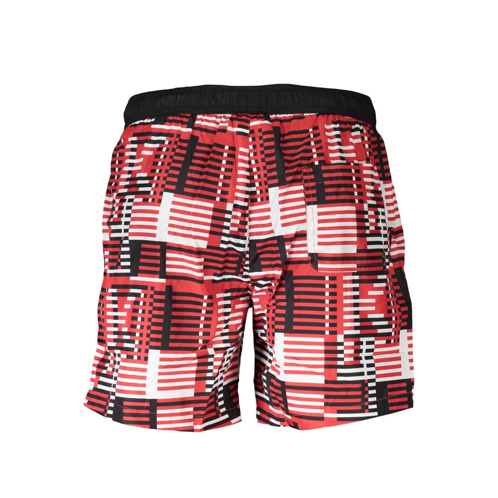 Maillot de bain rouge en polyester de Karl Lagerfeld