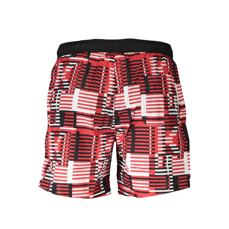 Maillot de bain rouge en polyester de Karl Lagerfeld