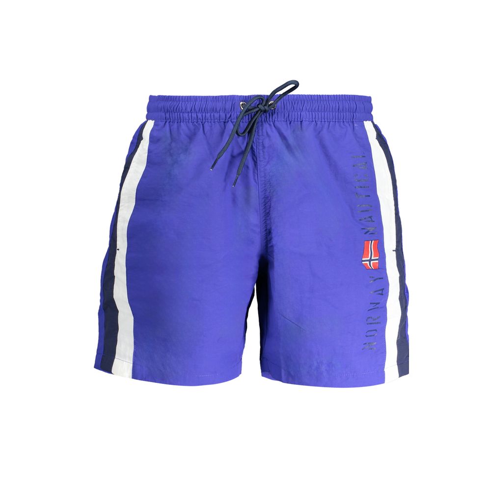Maillot de bain en polyamide bleu Norway 1963