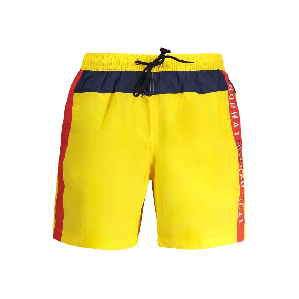 Maillot de bain en polyester jaune Norway 1963