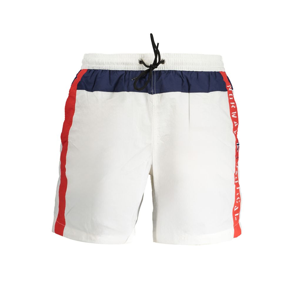 Maillot de bain en polyester blanc Norway 1963