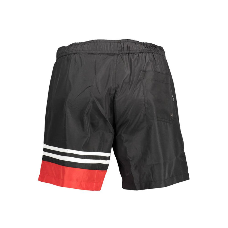 Maillot de bain noir en polyester de Karl Lagerfeld