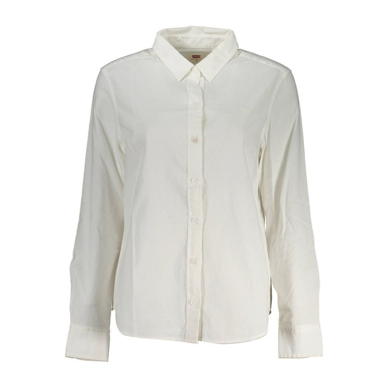 Levi's Chemise Blanche en Coton à Manches Longues pour Femme - XS