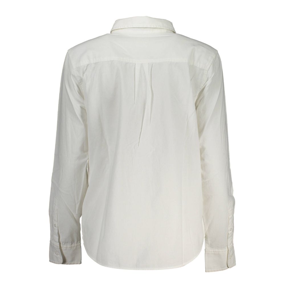 Levi's Chemise Blanche en Coton à Manches Longues pour Femme - XS
