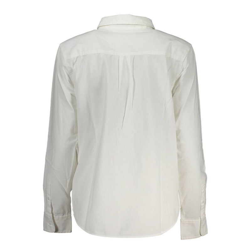 Levi's Chemise Blanche en Coton à Manches Longues pour Femme - XS