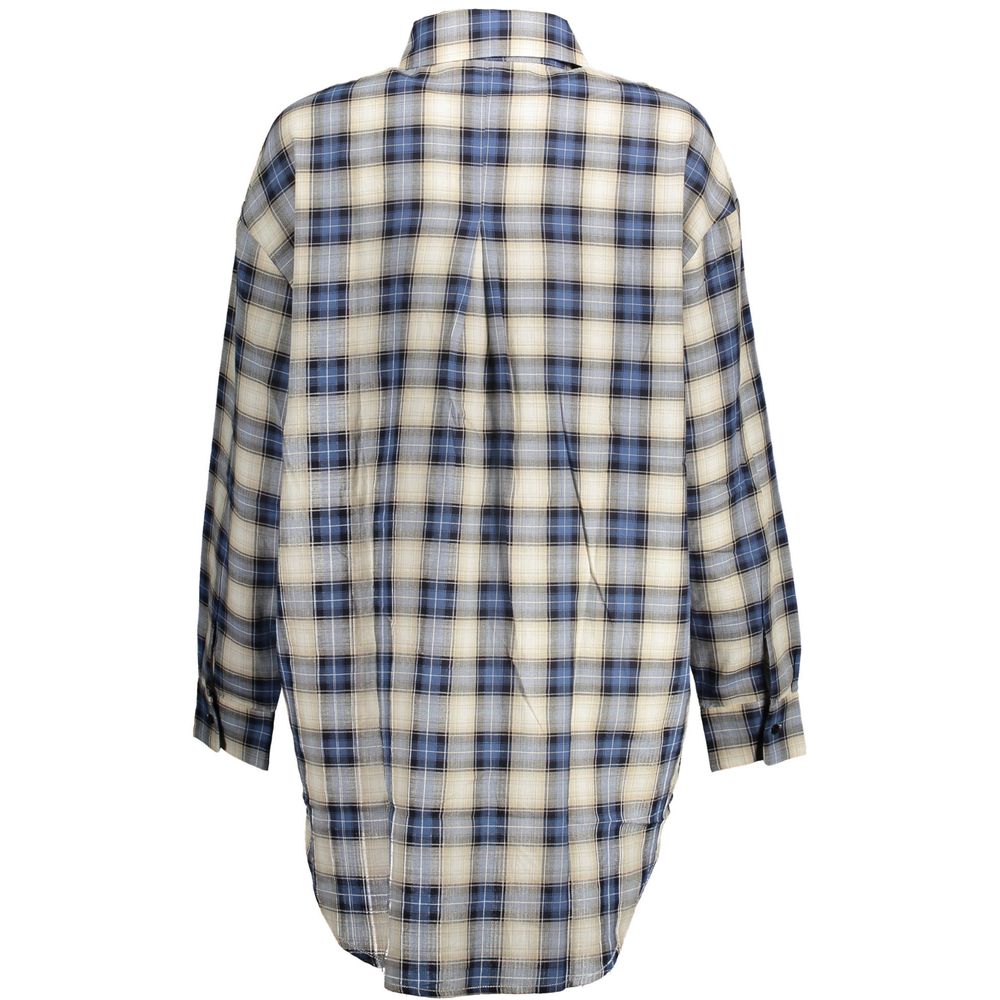 Chemise en coton bleu Desigual