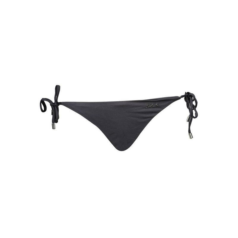 Karl Lagerfeld Black Elastane Swim Briefs for Women