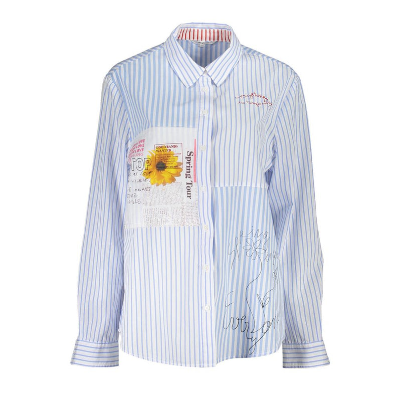 Chemise en Viscose Bleue Desigual - Élégante et Confortable