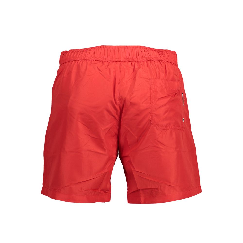 Maillot de bain rouge en polyester de Karl Lagerfeld