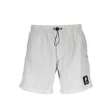 Maillot de bain blanc en polyester de Karl Lagerfeld
