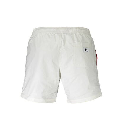 Maillot de bain blanc en polyester de Karl Lagerfeld