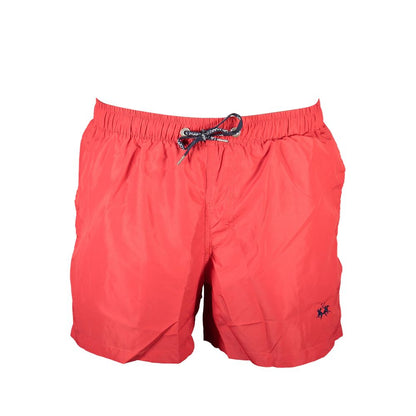 La Martina Red Polyester Swimwear