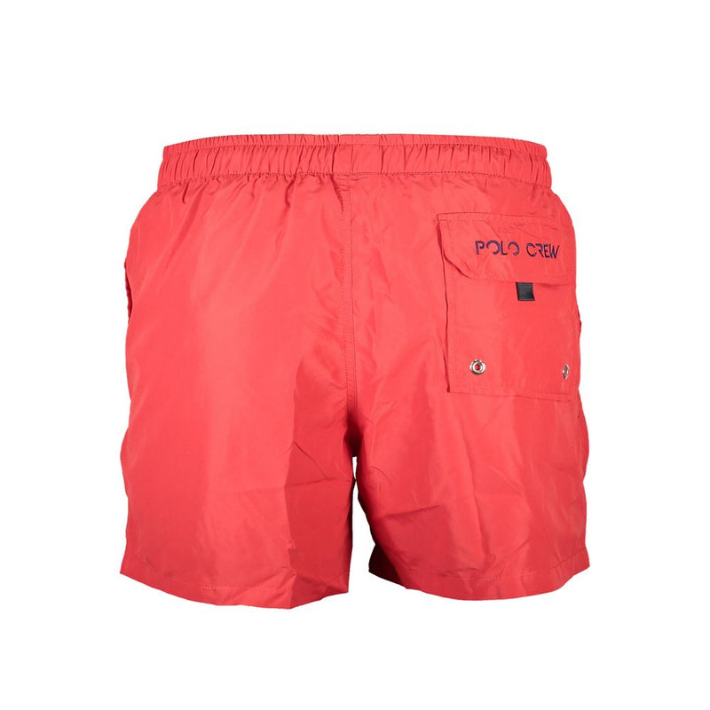 La Martina Red Polyester Swimwear - Élégance et Performance