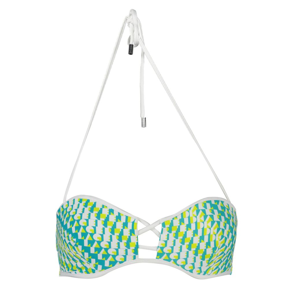 Karl Lagerfeld Green Elastane Balconette Swimwear for Women