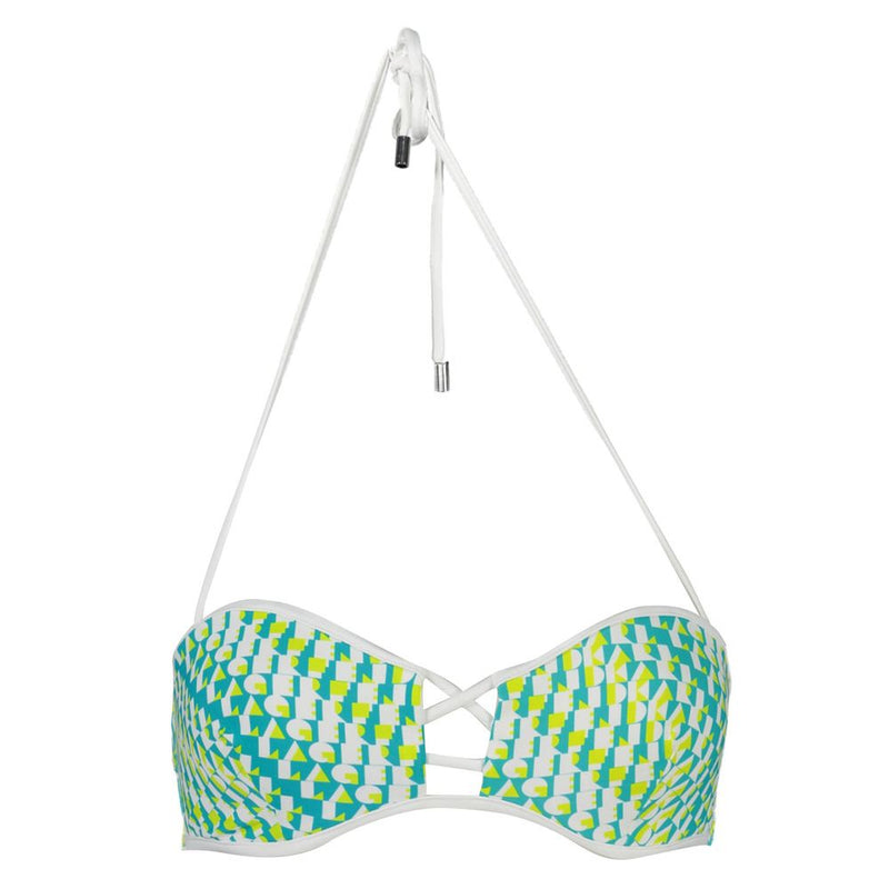 Karl Lagerfeld Green Elastane Balconette Swimwear for Women