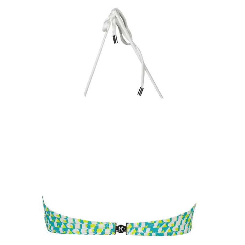 Karl Lagerfeld Green Elastane Balconette Swimwear for Women