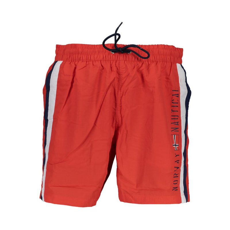 Noorwegen 1963 Rood Polyamide Zwemkleding