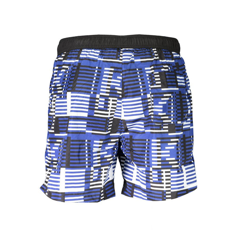 Karl Lagerfeld Blue Polyester Swim Boxer - Allure et Fonctionnalité