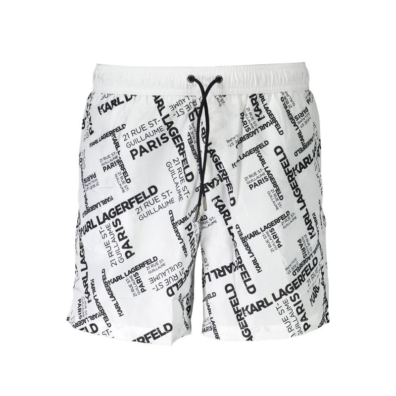 Karl Lagerfeld Zwemkleding van wit polyester