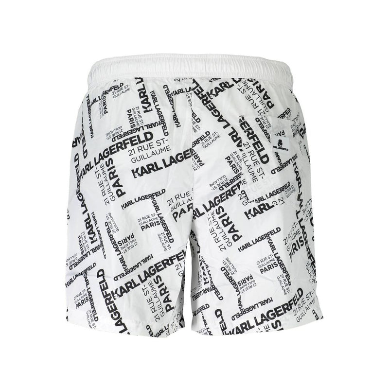 Karl Lagerfeld Zwemkleding van wit polyester