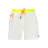 Shorts de bain en polyamide blanc Norway 1963 pour hommes