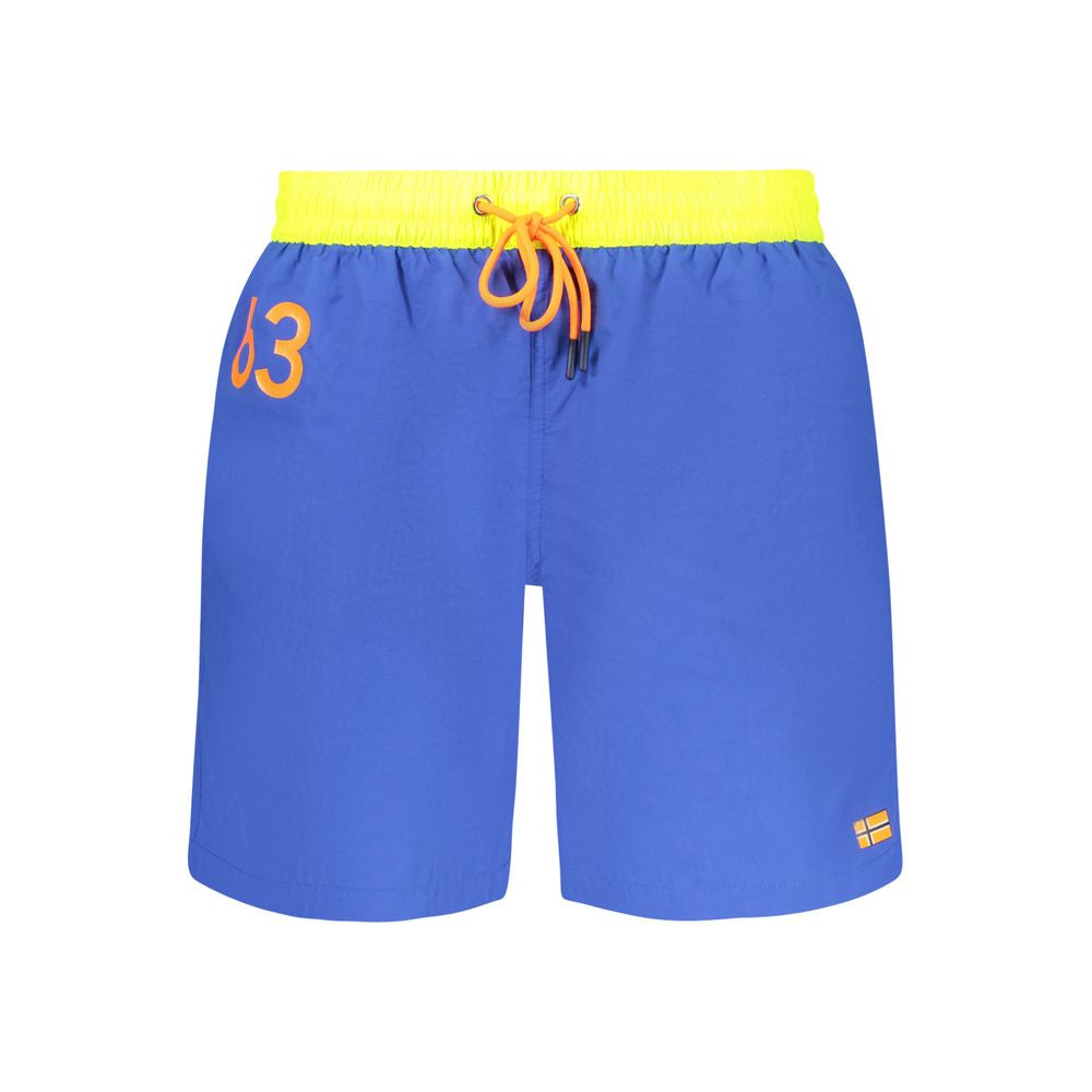 Maillot de bain en polyamide bleu Norway 1963