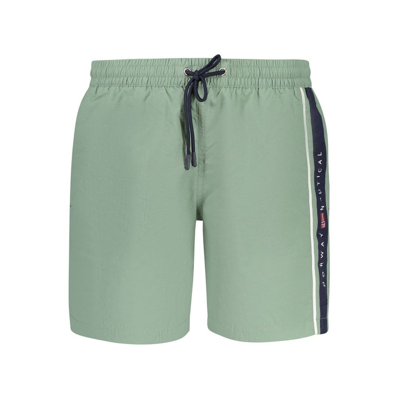 Norway 1963 Green Polyamide Swimwear for Men - Stylish & Durable