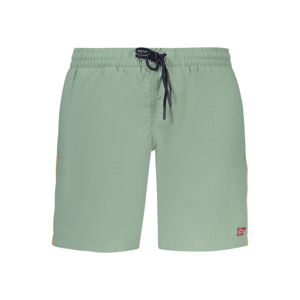 Norway 1963 Green Polyamide Swimwear - Comfort and Style for Men