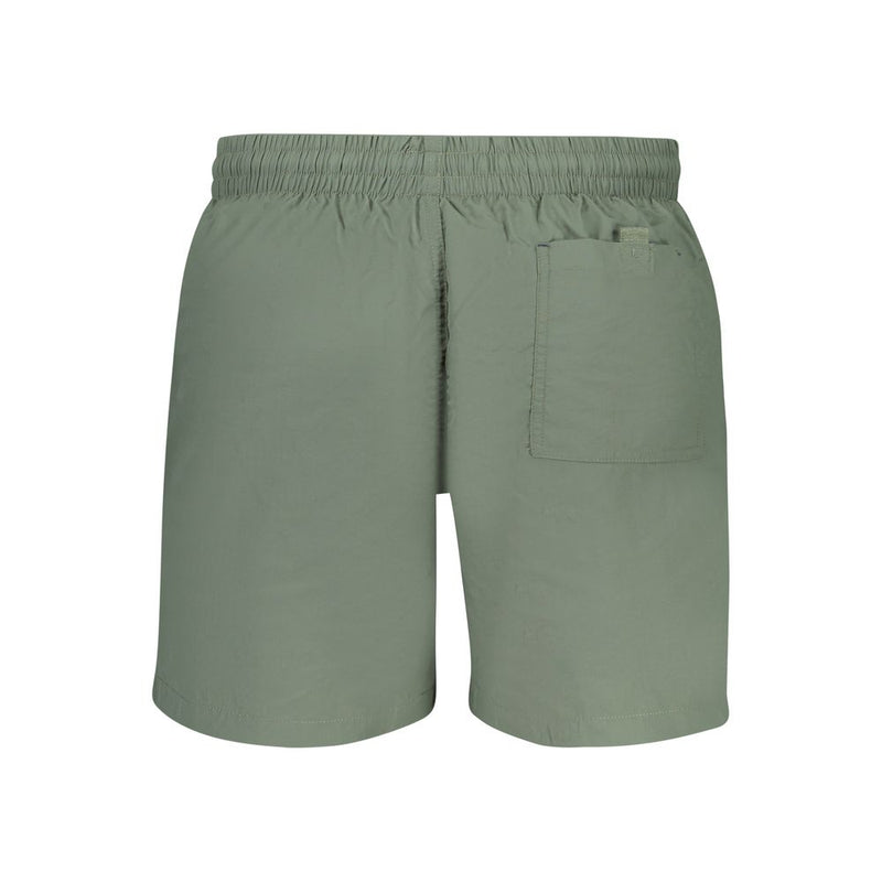 Shorts de bain en polyamide vert Norway 1963 pour hommes - XXL
