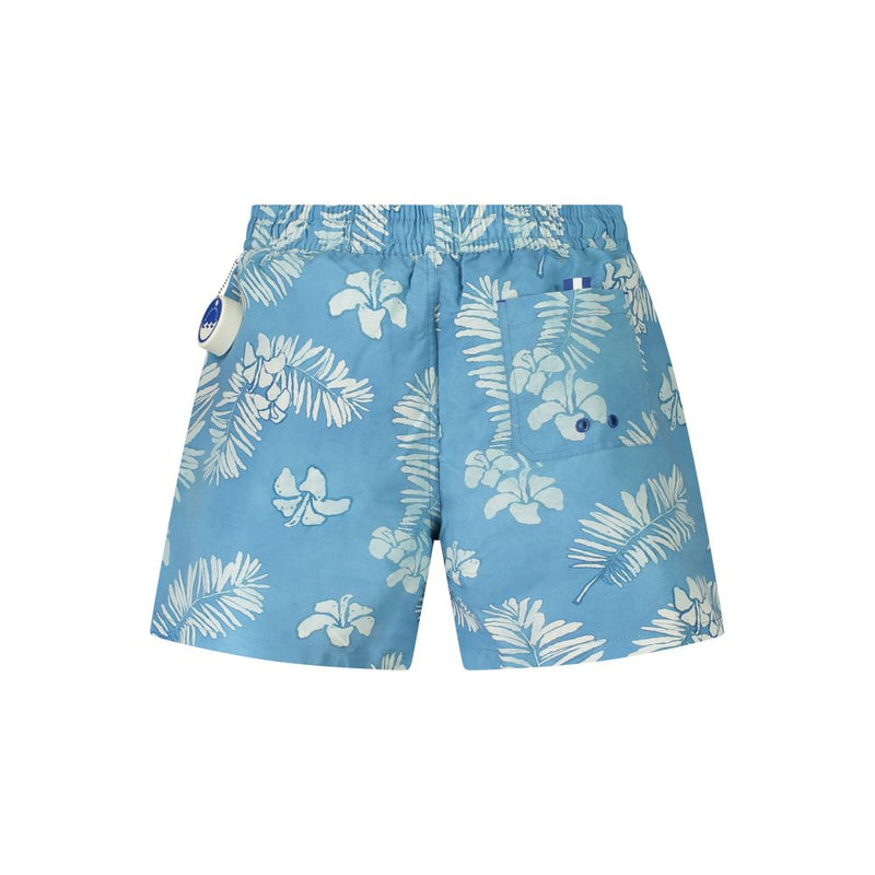 North Sails Blue Polyester Swimwear - Stylish Swim Boxers