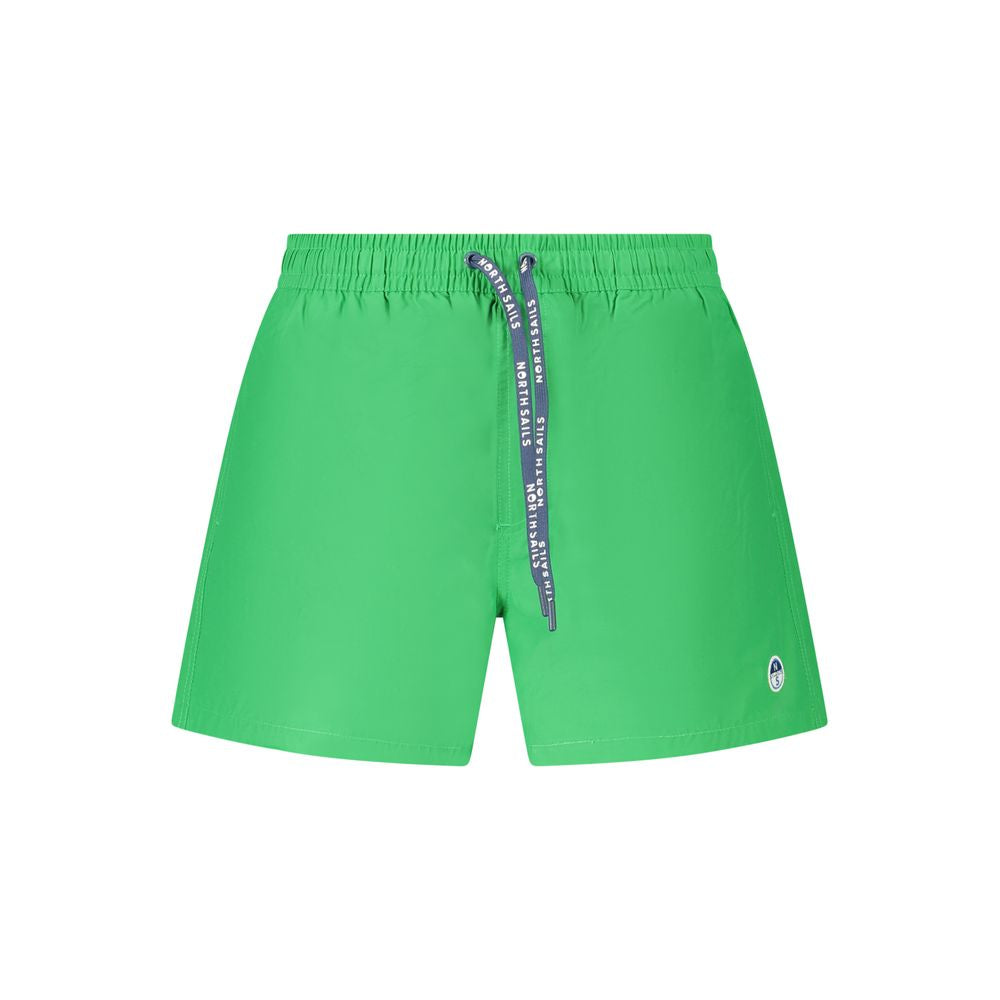 North Sails Green Cotton Swimwear - Comfortable Swim Boxer
